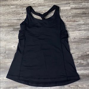 Lululemon Twist Back Tank with Adjustable Bra